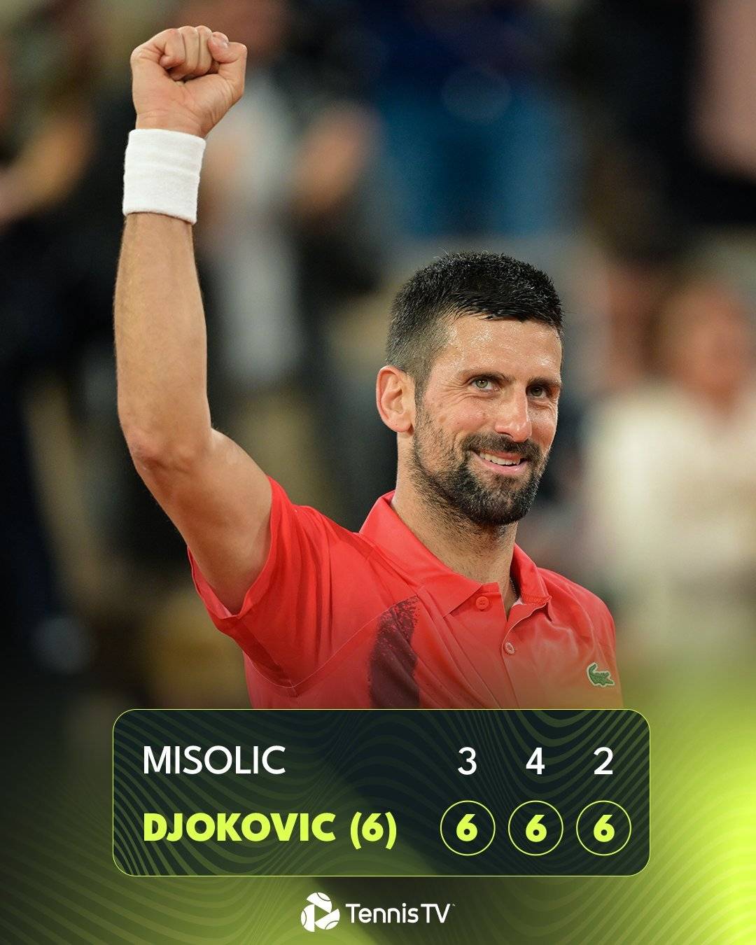 联合杯完胜温网，德约科维奇刷新纪录